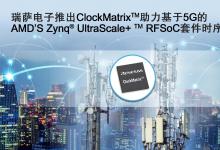 瑞萨电子推出ClockMatrix系统同步器，针对O-RAN S-Plane的要求实现D级合规性