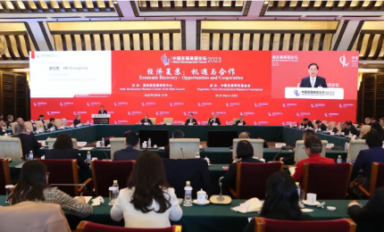 金壮龙出席中国发展高层论坛并会见施耐德电气、西门子等跨国企业负责人