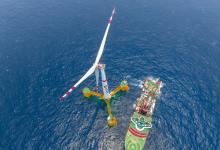 我国首座深远海浮式风电平台“海油观澜号”成功并网发电