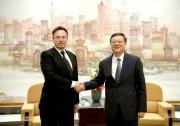 陈吉宁会见美国特斯拉公司首席执行官埃隆·马斯克|上海坚定不移深化高水平对外开放