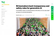欧盟立法者支持生成性人工智能的透明度和安全规则|关于模式识别中的生物识别信息处理自动化伦理