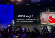 荣耀Magic6系列将搭载骁龙8 Gen 3移动平台，支持70亿参数端侧AI大模型