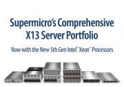 Supermicro推出搭载全新第五代Intel® Xeon®处理器，专为AI、云端服务供应商、存储和边缘计算优化的机柜级解决方案