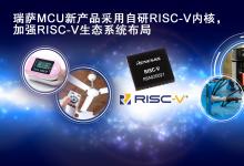 瑞萨率先在业内推出采用自研CPU内核的 通用32位RISC-V MCU