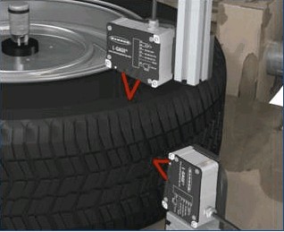 图三：测量黑色目标物：轮胎或橡胶检测