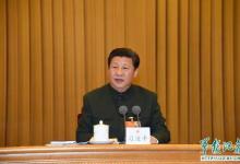 习近平出席十二届全国人大四次会议解放军代表团全体会议