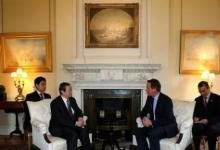 英国首相卡梅伦会见马凯