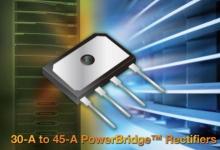 Vishay推出业界首款采用 PowerBridge封装的单列直插桥式整流器