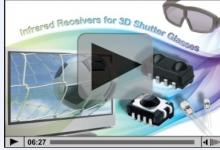 Vishay官网新添3D电视主动式眼镜红外接收器的视频在线讲座