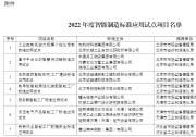 北自所、新松机器人、沈鼓集团、施耐德电气、菲尼克斯等入选2022年度智能制造标准应用试点项目名单