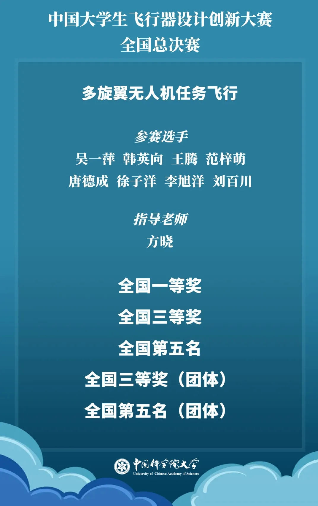 国科大首次参赛，奖项+9！