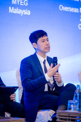 MyEG 董事总经理兼Zetrix的联合创始人黄天顺在曼谷举行,主题为“打造环保的数字未来”的中国-东盟数字生态合作论坛上的对话环节中发言。 MyEG 董事总经理兼Zetrix的联合创始人黄天顺在曼谷举行,主题为“打造环保的数字未来”的中国-东盟数字生态合作论坛上的对话环节中发言。