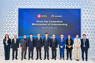 华为与巴塞罗那市政府签署智慧城市战略合作谅解备忘录 华为与巴塞罗那市政府签署智慧城市战略合作谅解备忘录