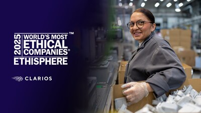 Clarios连续第三年获评“全球最具道德企业”。 Clarios连续第三年获评“全球最具道德企业”。