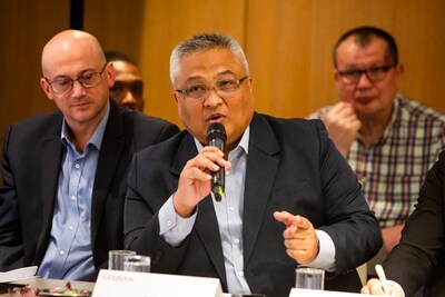 Carl Cruz, Globe’s Deputy CEO, at the MWC in Barcelona, leading a delegation of senior leaders in discussions on AI, cybersecurity and telco innovation. Carl Cruz, Globe’s Deputy CEO, at the MWC in Barcelona, leading a delegation of senior leaders in discussions on AI, cybersecurity and telco innovation.
