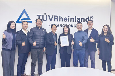 TÜV莱茵为上海奥塞尔颁发汽车回收材料PCR含量验证证书 TÜV莱茵为上海奥塞尔颁发汽车回收材料PCR含量验证证书