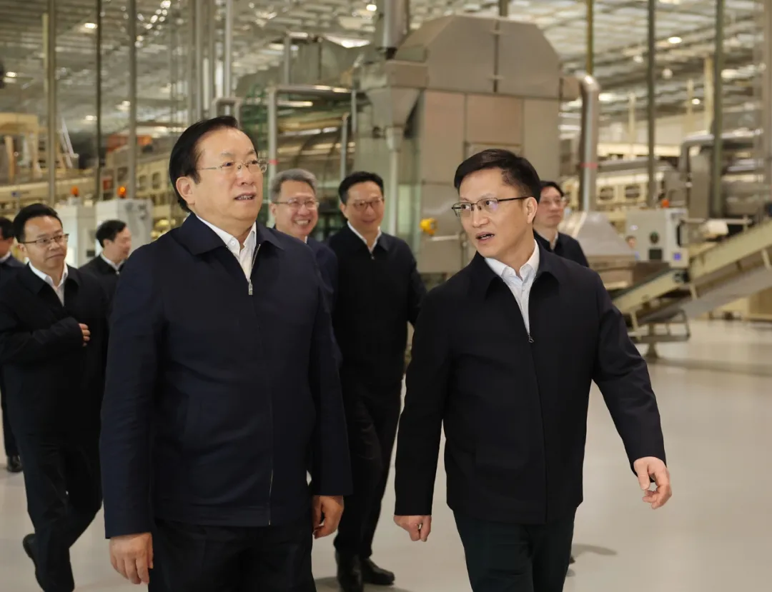  察看全自动模块生产线和产品展示|王忠林在武汉市调研稳增长、科技创新和重点产业高质量发展工作  
