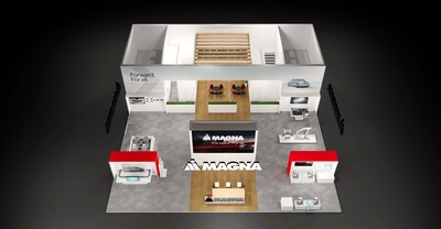 2025上海车展——麦格纳展台效果图