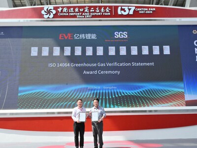 直击广交会 SGS助力亿纬锂能12个主体公司及碳平台E-Carbon 通过ISO 14064核查 直击广交会 SGS助力亿纬锂能12个主体公司及碳平台E-Carbon 通过ISO 14064核查