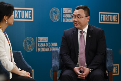 John Zhang interviewed by Fortune during the forum John Zhang interviewed by Fortune during the forum