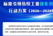 三部门关于印发《标准引领纺织工业优化升级行动方案（2026—2028年）》的通知