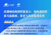 直播预告：解锁超构透镜设计密码，助力智能显示产业升级