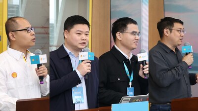 分享嘉宾（左起）杨成武、秦俭、林泳雄、孟德君