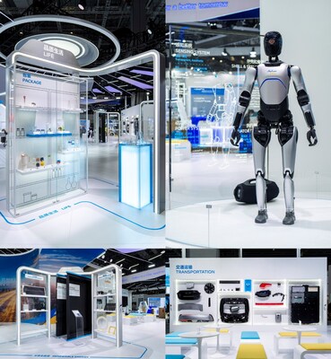 SABIC围绕品质生活、智能设备、可再生能源、交通运输四大战略增长领域， 展示更加丰富的先进材料与应用解决方案组合