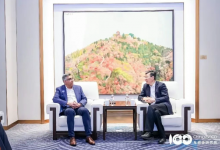 车百会张永伟理事长与格罗方德全球高级副总裁 Faisal Saleem 座谈交流