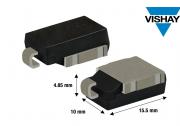 Vishay推出高可靠性XClampR®双向平滑钳位TVS，降低钳位电压、提高功率密度