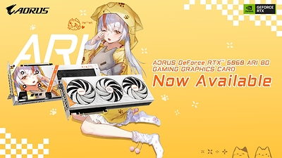 技嘉科技宣布融合动漫风格及强劲效能的 AORUS GeForce RTX™ 5060 ARI 显示卡正式上市 技嘉科技宣布融合动漫风格及强劲效能的 AORUS GeForce RTX™ 5060 ARI 显示卡正式上市