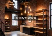 杭州配眼镜攻略：别只看牌子，里面门道深着呢！
