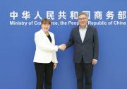 王文涛部长会见德国汽车工业协会主席穆勒 |王文涛部长与欧洲汽车工业协会主席康林松举行视频通话