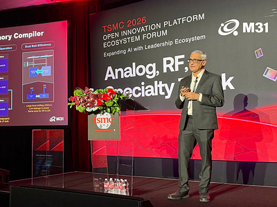 M31 円星科技行销副总 Jayanta Lahiri 于 TSMC OIP NA M31 円星科技行销副总 Jayanta Lahiri 于 TSMC OIP NA