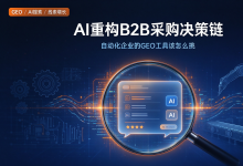 AI重构B2B采购决策链，自动化企业的GEO工具该怎么挑