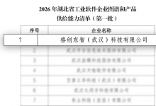 首批！格创东智入选 2026 湖北省工业软件企业图谱和产品供给能力清单
