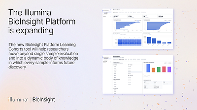 因美纳扩展BioInsight Platform软件产品组合,加速从测序到科学发现的进程 因美纳扩展BioInsight Platform软件产品组合,加速从测序到科学发现的进程